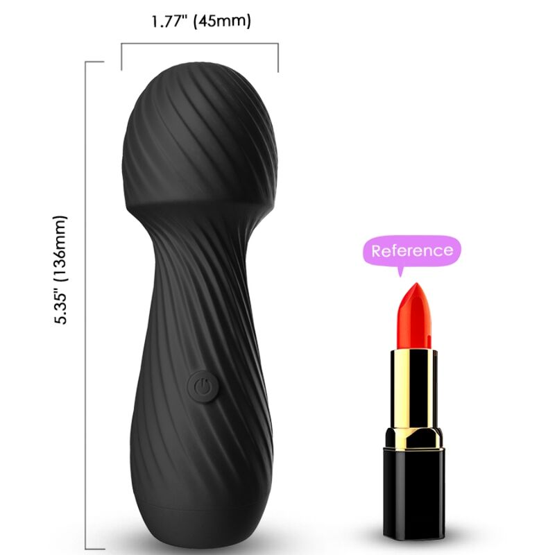 Massaggiatore e Vibratore Dazzle Piccolo Nero - ARMONY VIBRATORS